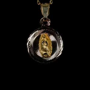Medalla de la Virgen de Guadalupe ORO10kt